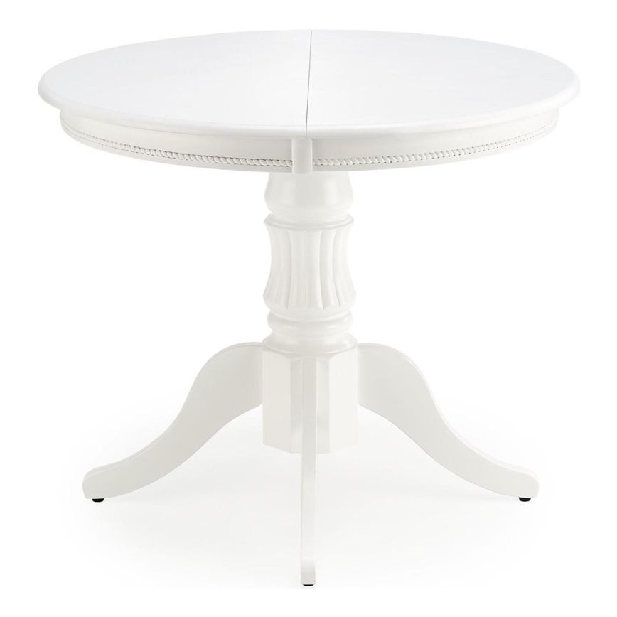 Opklapbare eettafel WILLIAM 75x124 cm wit