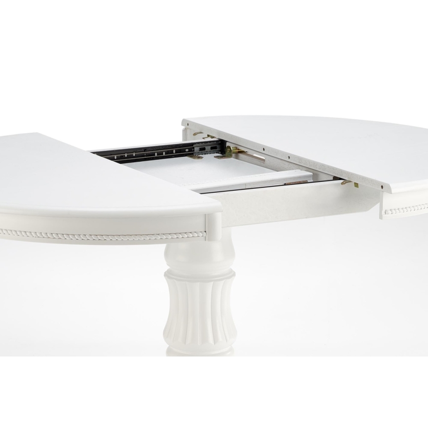 Opklapbare eettafel WILLIAM 75x124 cm wit