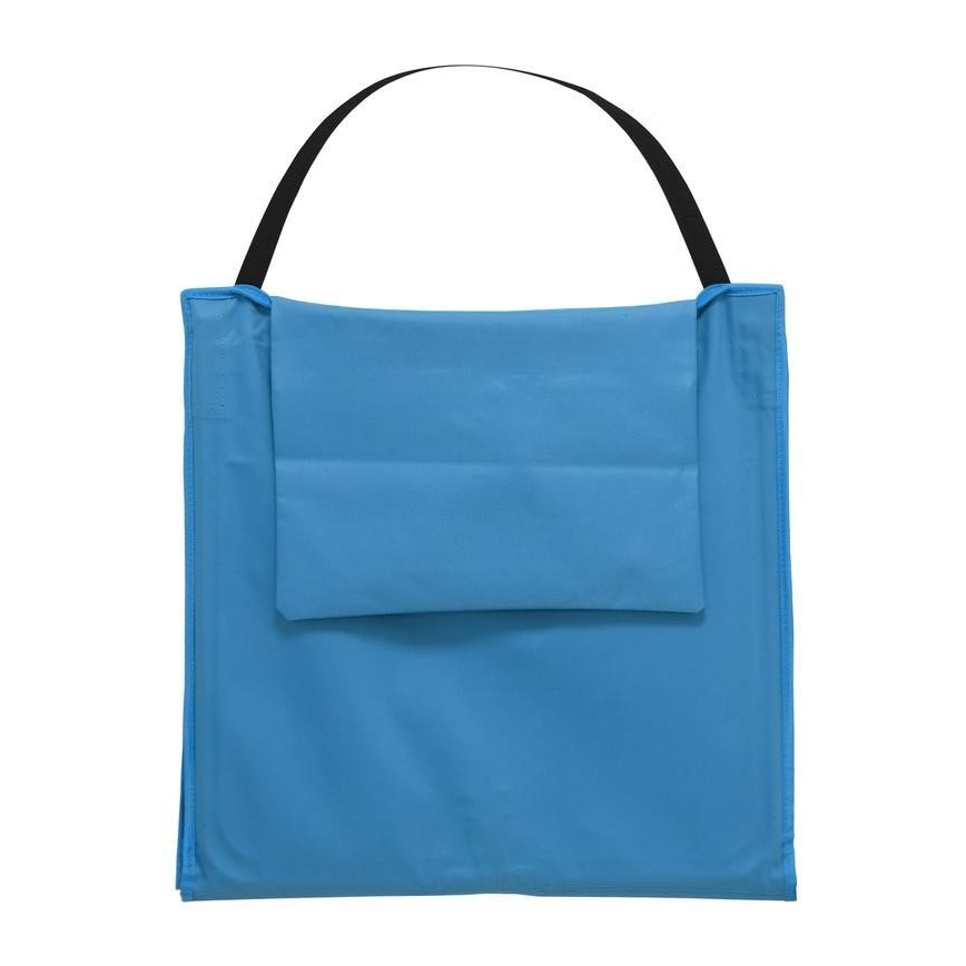 Opklapbare ligstoel blauw 160x55 cm
