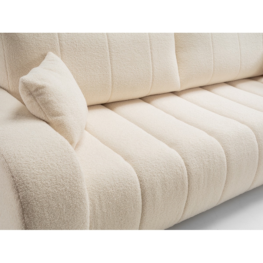 Opklapbare tweezitsbank DESIO beige