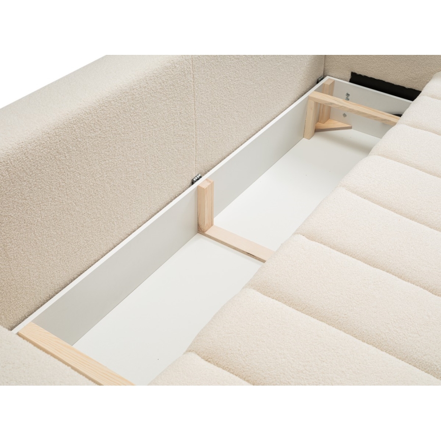 Opklapbare tweezitsbank DESIO beige