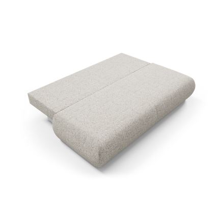 Opklapbare tweezitsbank met een opslagruimte PRATO beige