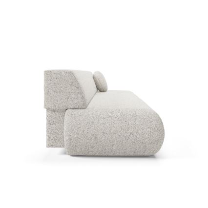 Opklapbare tweezitsbank met een opslagruimte PRATO beige