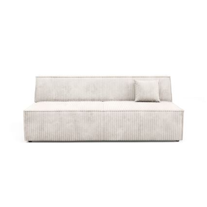 Opklapbare tweezitsbank met een opslagruimte TERAMO beige