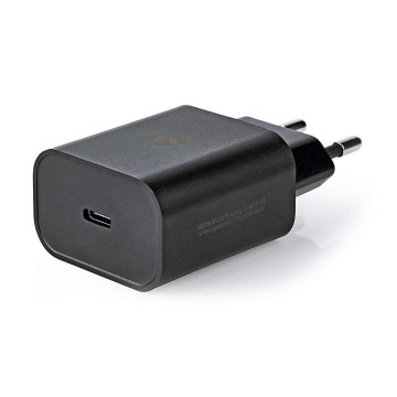 Oplaad Adapter USB-C Stroom Voorziening 30W/230V zwart