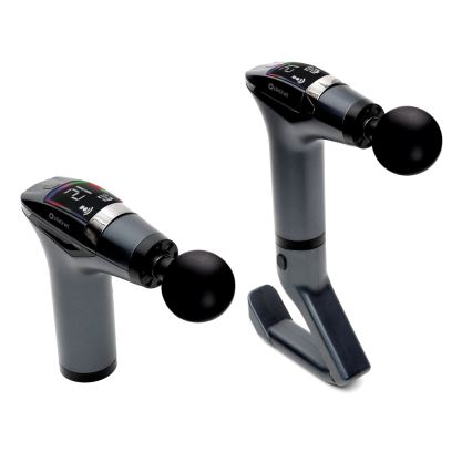 Oplaadbaar massagepistool met 4 koppen en strap 25W/5V 1500 mAh