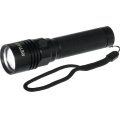 Oplaadbare aluminium LED-zaklamp LED/3W/2000 mAh IPX4 zwart