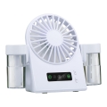 Oplaadbare bureauventilator met mistfunctie 3,7V 1200 mAh