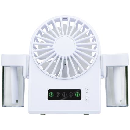 Oplaadbare bureauventilator met mistfunctie 3,7V 1200 mAh
