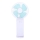 Oplaadbare handventilator 4W/5V 1200 mAh wit/blauw