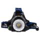 Oplaadbare LED Hoofdlamp LED/6W/7,4V IP44 zwart/blauw