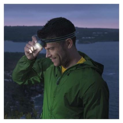 Oplaadbare LED-hoofdlamp LED/USB 1600 mAh IPX6