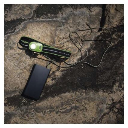 Oplaadbare LED-hoofdlamp LED/USB 1600 mAh IPX6