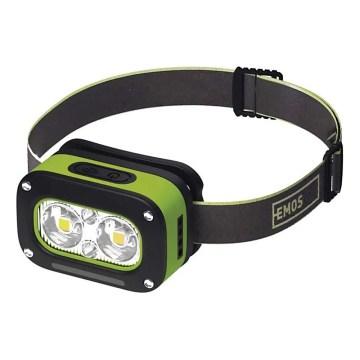 Oplaadbare LED-hoofdlamp LED/USB, IP43, 800 mAh