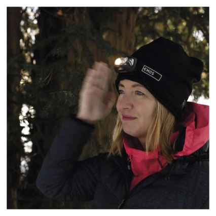 Oplaadbare LED-hoofdlamp, USB, 1200 mAh