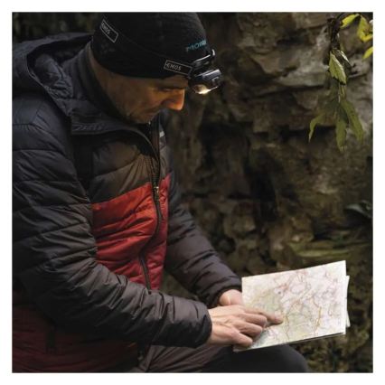 Oplaadbare LED-hoofdlamp, USB, 1200 mAh