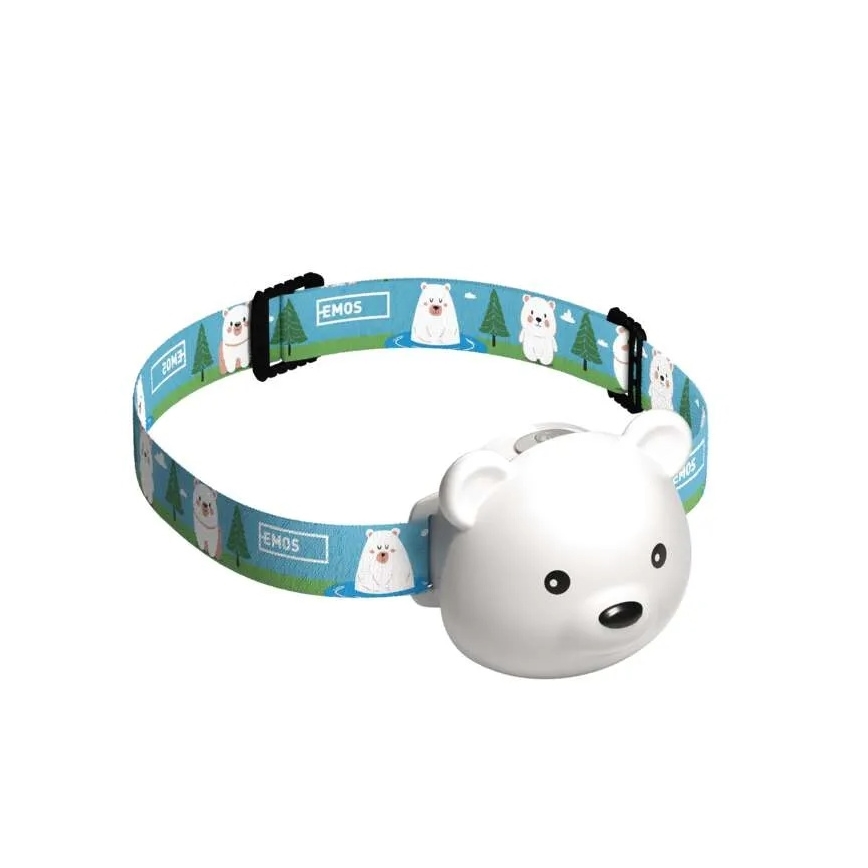 Oplaadbare LED-hoofdlamp (USB), 500 mAh — beer