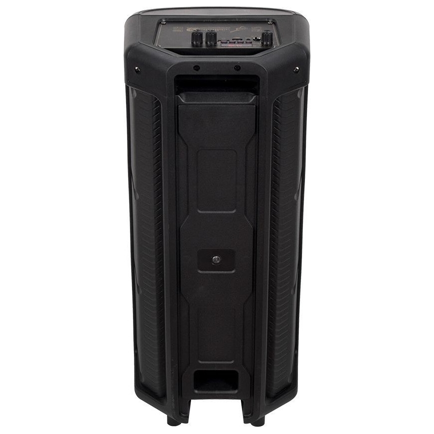 LED RGB Oplaadbare speaker met microfoon 600W/2400 mAh + afstandsbediening