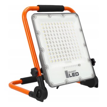 Oplaadbare LED-schijnwerper met statief LED/100W/3,2V 5000K 5000 mAh IP65 oranje