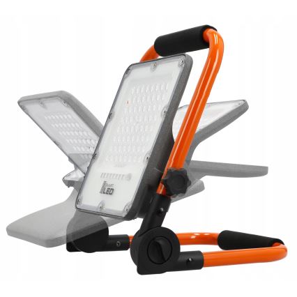 Oplaadbare LED-schijnwerper met statief LED/100W/3,2V 5000K 5000 mAh IP65 oranje