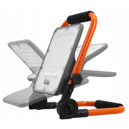Oplaadbare LED-schijnwerper met statief LED/50W/3,2V 4500K 10000 mAh IP65 oranje
