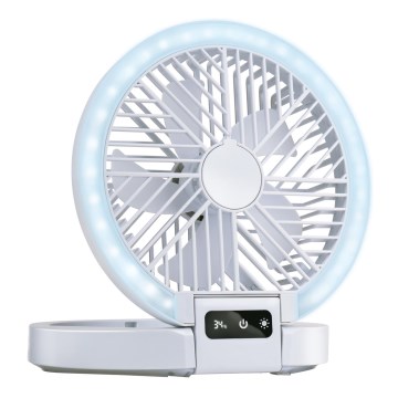 Oplaadbare LED-tafelventilator 3,7V 1200 mAh