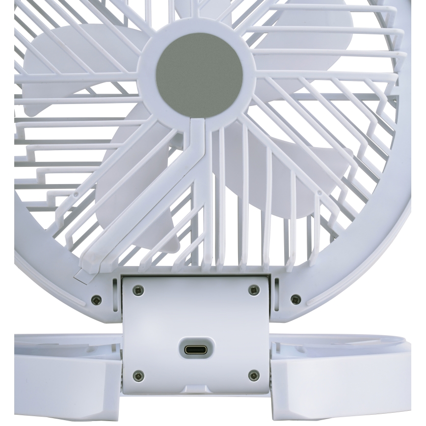 Oplaadbare LED-tafelventilator 3,7V 1200 mAh