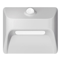 Oplaadbare LED-trapverlichting met bewegings- en schemersensor STEP LIGHT LED/0,3W/3,7V 2200 mAh IP53 wit