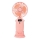 Oplaadbare pocketventilator 3W/5V 1200 mAh roze