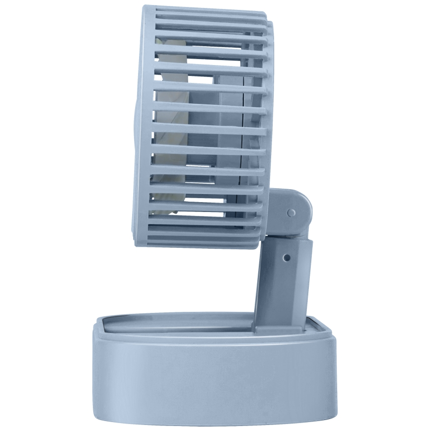 Oplaadbare tafelventilator 3,7 V 1200 mAh blauw