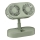 Oplaadbare tafelventilator 3,7 V 1200 mAh groen