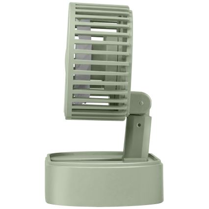 Oplaadbare tafelventilator 3,7 V 1200 mAh groen