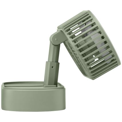 Oplaadbare tafelventilator 3,7 V 1200 mAh groen
