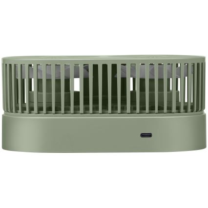 Oplaadbare tafelventilator 3,7 V 1200 mAh groen