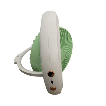 Oplaadbare tafelventilator 4W/5V 1200 mAh wit
