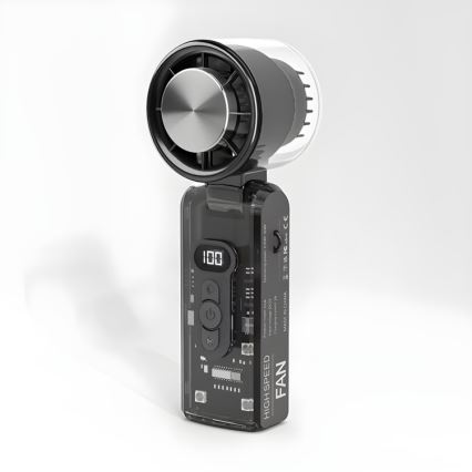 Oplaadbare zakventilator 6W/5V 2000 mAh