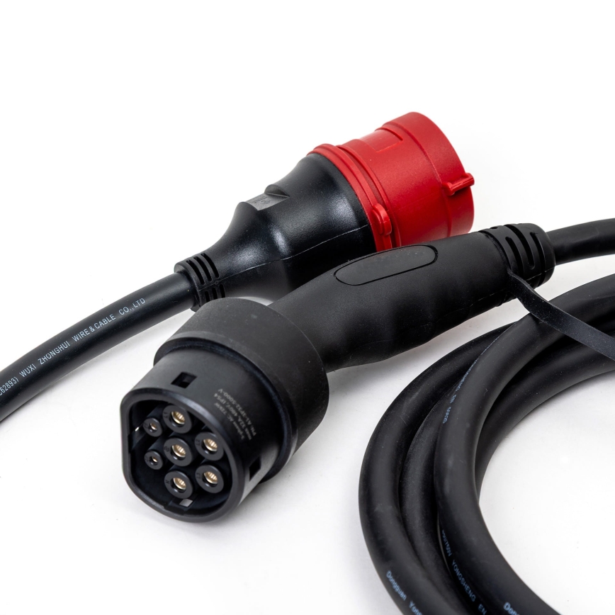 Oplaadkabel voor type elektrische auto's 2 5 m 11kW 16A IP54 Tuya
