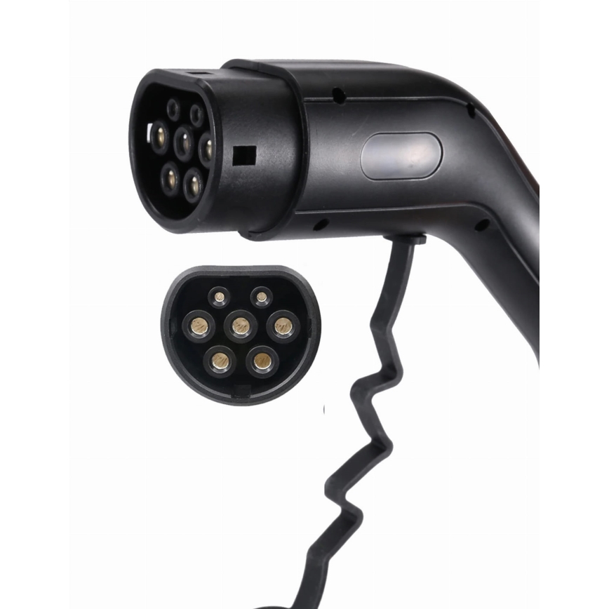 Reislaadstation voor elektrische auto's EV/PHEV AC Type 2 16A/400V 11kW IP55 7m + adapter 230V 3,7kW + Etui