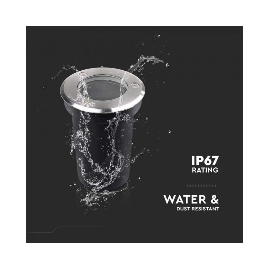 Oprit verlichting voor buiten 1xGU10/35W/230V IP67