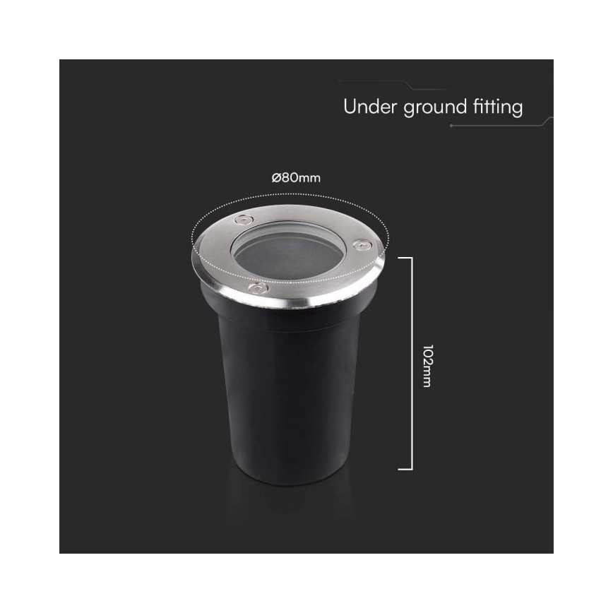 Oprit verlichting voor buiten 1xGU10/35W/230V IP67
