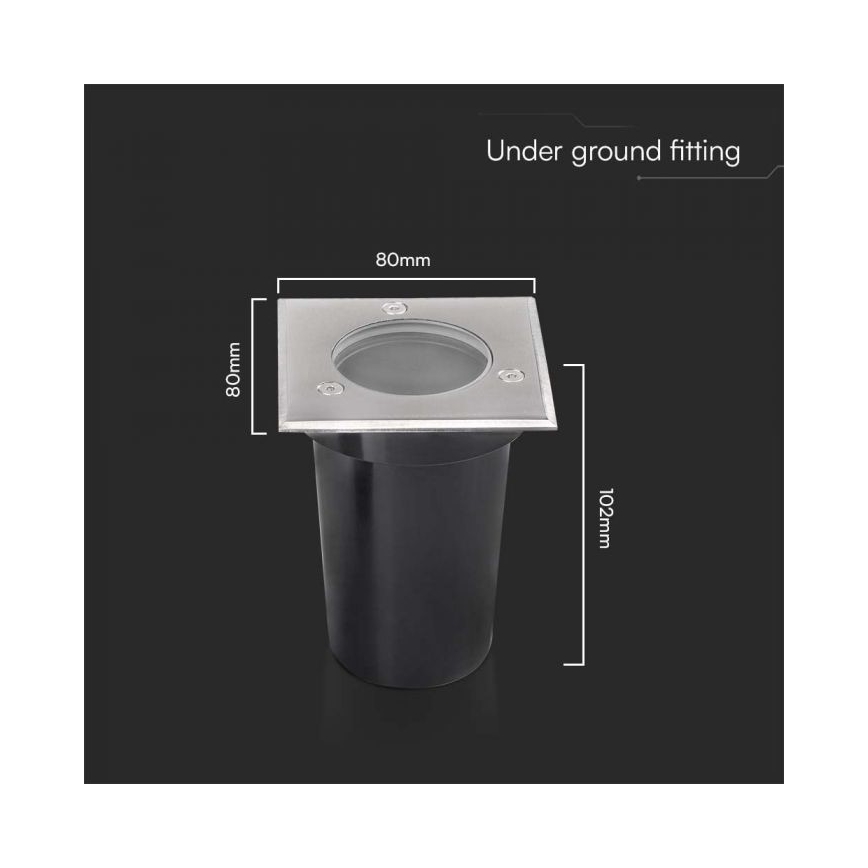 Oprit verlichting voor buiten 1xGU10/35W/230V IP67
