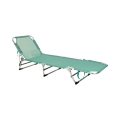 Opvouwbaar verstelbaar ligbed SUNO 56x190 cm turkoois