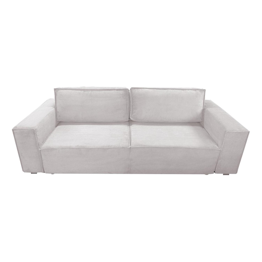 Opvouwbare bank met een opslagruimte RONDA beige