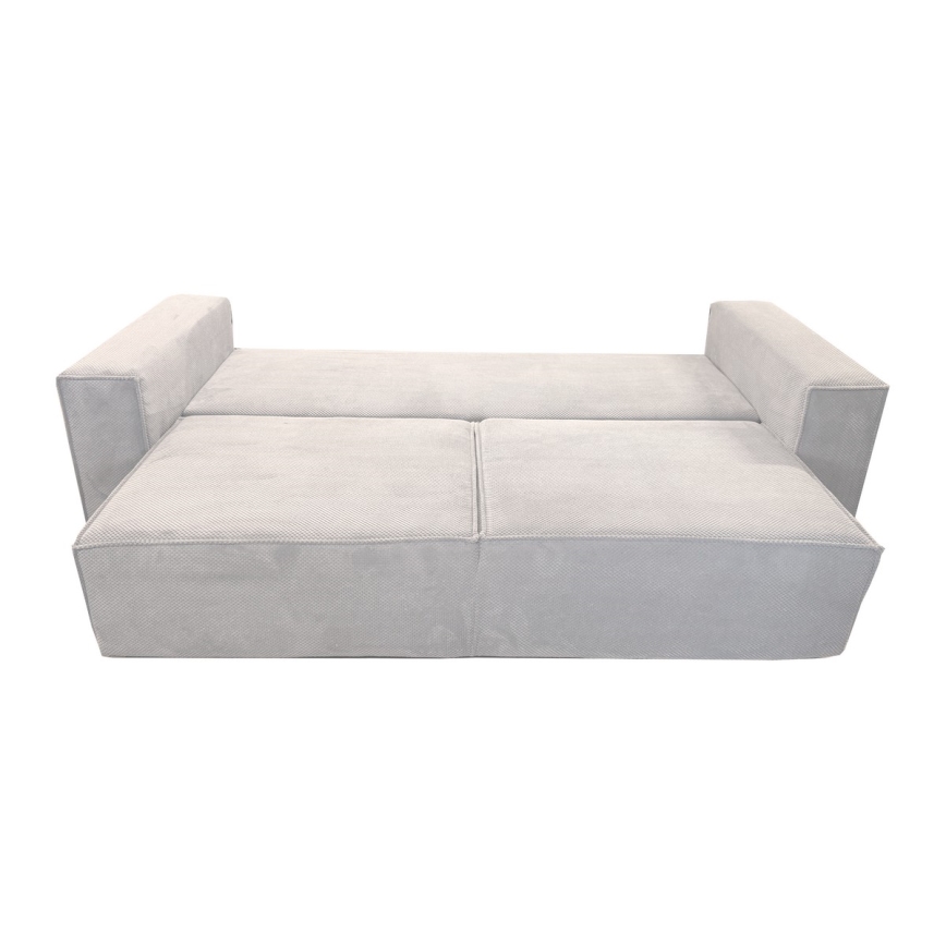 Opvouwbare bank met een opslagruimte RONDA beige
