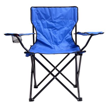 Opvouwbare campingstoel blauw