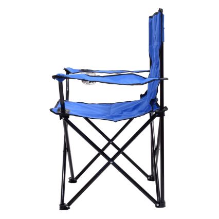 Opvouwbare campingstoel blauw