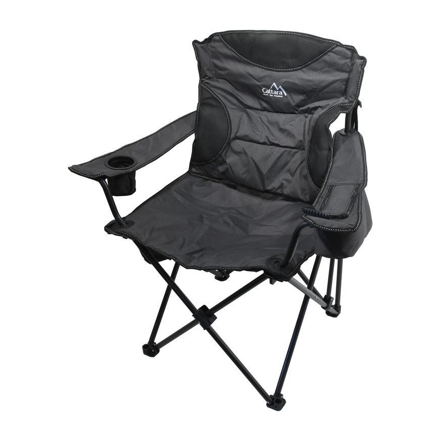 Opvouwbare campingstoel grijs