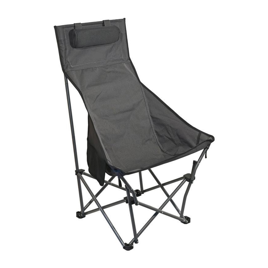 Opvouwbare campingstoel grijs