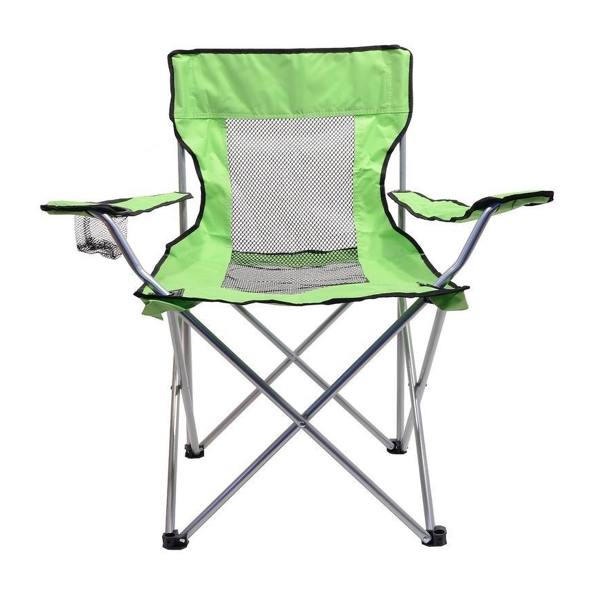 Opvouwbare campingstoel groen
