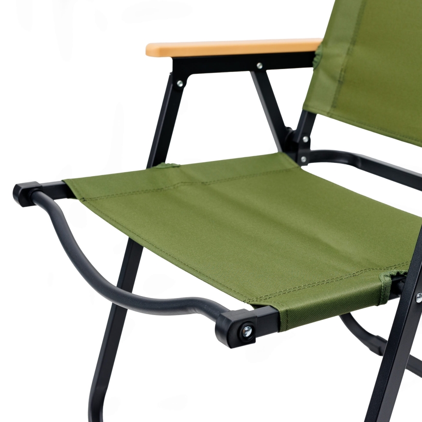 Opvouwbare campingstoel groen